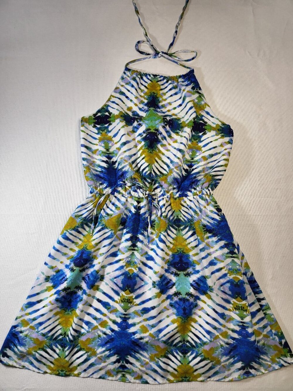Jack by‎ BB Dakota Peggy "Desert Oasis" Printed Halter Dress - Size Small